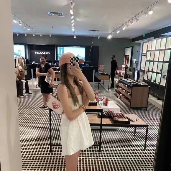 coach Nolita 19 With Stripe Heart Motif ca797 with extender - Picture 11 of 13